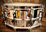 DrumPickers DP Custom 14x6.5” Chrome Over Brass “Full Metal Jacket” Snare Drum
