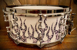 DrumPickers DP Custom 14x6” Skull Crusher Snare Drum 3-Ply Walnut