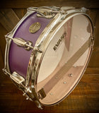 DrumPickers DP Custom 14x6” Maple/Poplar/Walnut Snare Drum in Candy Grape Finish