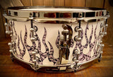 DrumPickers DP Custom 14x6” Skull Crusher Snare Drum 3-Ply Walnut