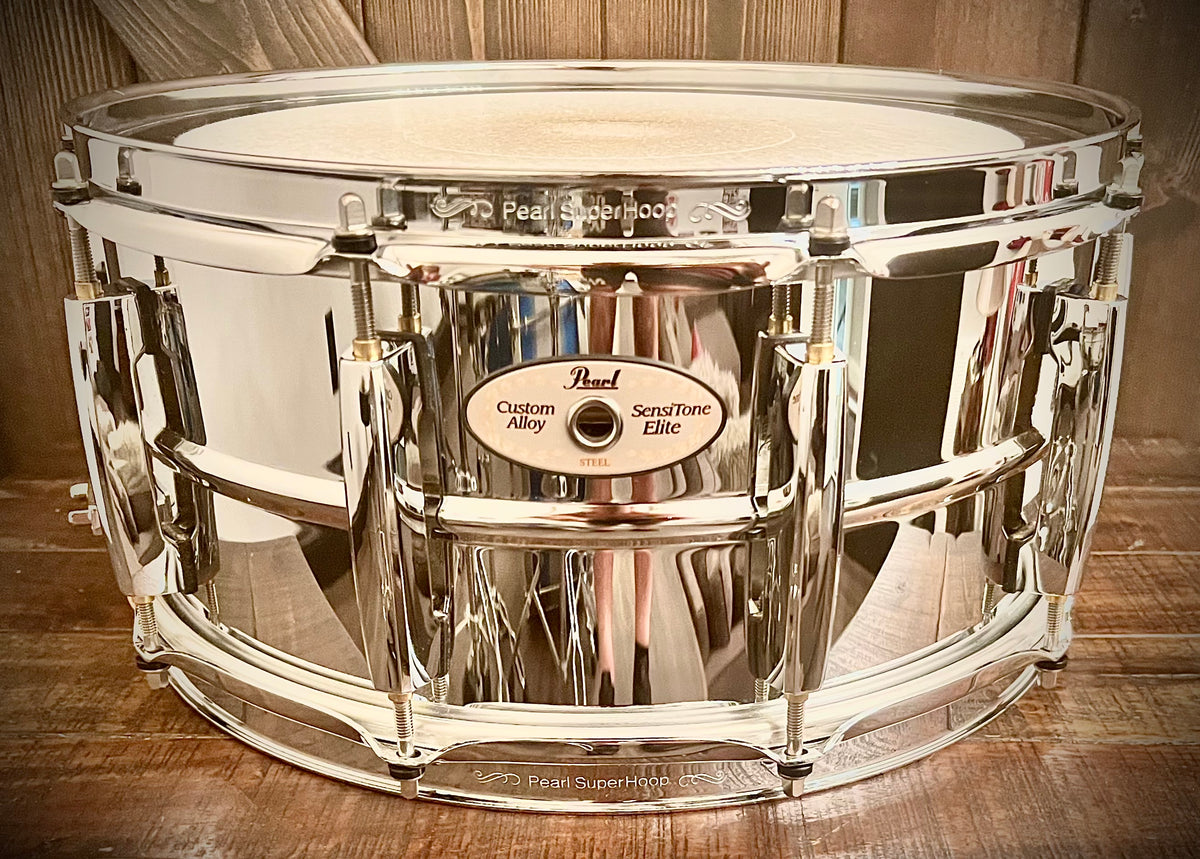 Pearl Sensitone Elite Beaded Brass Snare 14 x 5 in.