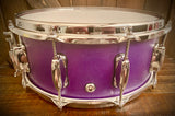 DrumPickers DP Custom 14x6” Maple/Poplar/Walnut Snare Drum in Candy Grape Finish