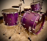 DrumPickers DP Custom Line 4pc All Maple Drum Kit  In #007 Plum Crazy Burst