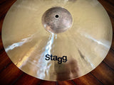 Stagg 17” Sensa Exo Hand Hammered Medium Crash Cymbal