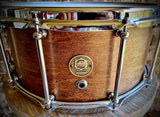 DrumPickers DP Custom Line Heritage Classic II / 14x6.5 8-Ply Maple Snare Drum in #41 Red Mahogany