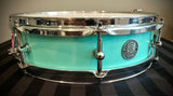DrumPickers 14x3.5” Spearhead Piccolo Snare Drum in Seafoam Blue