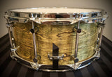 D.P. Custom Patriot 14x6.5” 6-Ply Maple/Mahogany/Maple Snare Drum In Rain Forest Green