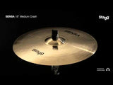 Stagg 18” Hand Hammered Sensa Exo Medium Crash Cymbal
