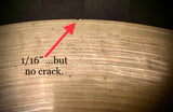 Zildjian New Stamp 18” Istanbul K Crash Ride (1735gms)