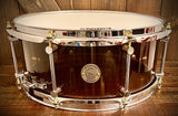 DrumPickers DP Custom Acrylic 14x6” Snare Drum in Black Smoke