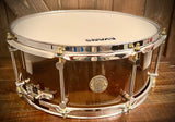 DrumPickers DP Custom Acrylic 14x6” Snare Drum in Black Smoke