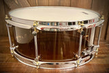 DrumPickers DP Custom Acrylic 14x6” Snare Drum in Black Smoke
