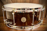 DrumPickers DP Custom Acrylic 14x6” Snare Drum in Black Smoke