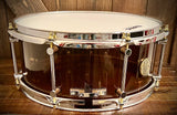 DrumPickers DP Custom Acrylic 14x6” Snare Drum in Black Smoke