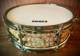 DrumPickers Custom 14x5” Snake Skin Snare