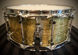 D.P. Custom Patriot 14x6.5” 6-Ply Maple/Mahogany/Maple Snare Drum In Rain Forest Green