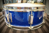 DrumPickers  MIJ Reissue 14x5.5” 1960’s Snare Drum in Deep Blue Sparkle