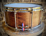 DrumPickers DP Custom Line Heritage Classic II / 14x6.5 8-Ply Maple Snare Drum in #41 Red Mahogany