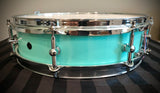 DrumPickers 14x3.5” Spearhead Piccolo Snare Drum in Seafoam Blue