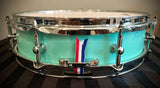 DrumPickers 14x3.5” Spearhead Piccolo Snare Drum in Seafoam Blue