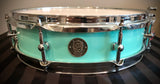 DrumPickers 14x3.5” Spearhead Piccolo Snare Drum in Seafoam Blue