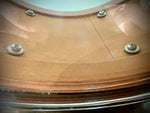 DrumPickers 14x6.5” “Gold Leaf Groove” 8-Ply N.A. Maple Snare Drum