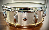 Slingerland Mid 70’s No. 140 Ribbed Aluminum 14x5” Snare Drum with Rapid Strainer