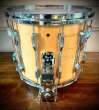 Pearl 14x12” All Maple Marching Snare Drum in Natural Satin Lacquer