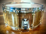 DrumPickers 14x6.5” “Gold Leaf Groove” 8-Ply N.A. Maple Snare Drum