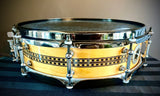 Rio Grande 14x4” “Malvado Hombré” Snare Drum in High Gloss Natural Finish