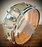 Slingerland Vintage 1977 Artist Model 14x5.5” Snare Drum in Silver Sparkle