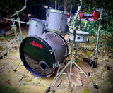 Ludwig Neusonic 3pc Shell Pack in Silver Dust (22x14”BD, 16x16”FT, 13x9”RT)