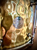 DrumPickers 14x8” 1.5mm Hammered Brass “Fatback II” Snare Drum
