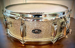 Slingerland Vintage 1977 Artist Model 14x5.5” Snare Drum in Silver Sparkle