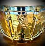 DrumPickers 14x8” 2.5mm Hammered Brass “Fatback” Snare Drum