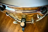 DrumPickers 14x8” 1.5mm Hammered Brass “Fatback II” Snare Drum