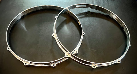TAMA 14” 10-Hole Starcast Die Cast Snare MDH1410 Hoops (Pair)