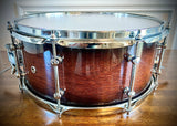 Tama S.L.P. Dynamic Kapur Snare Drum - 6.5 x 14” - Black Kapur Burst