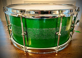 DP Custom “Green Machine” 14x6.5” 6-Ply Maple Snare Drum