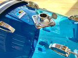 Ludwig 1976 24” Sky Blue Vistalite Bass Drum - 50 Yrs Old