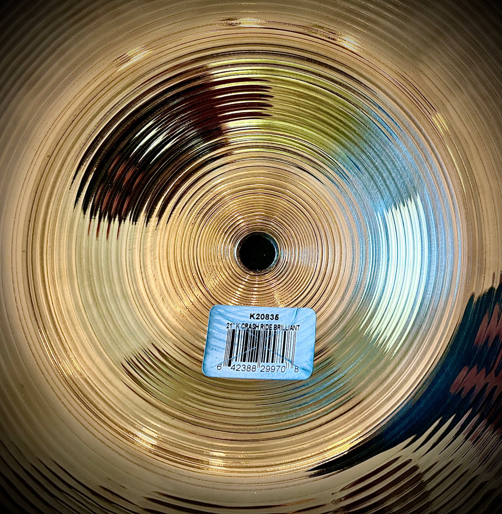 Zildjian 21” K Crash/Ride Cymbal-Brilliant Finish – DrumPickers