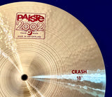 Paiste 2002 18” Crash Cymbal