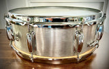 Slingerland Mid 70’s No. 140 Ribbed Aluminum 14x5” Snare Drum with Rapid Strainer