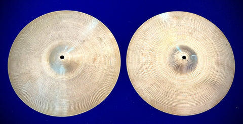 Zildjian 15” New Beat Hi Hat Cymbals - early 1970’s