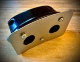 Pearl Bass Drum Double Tom Mount - black powder coat finish