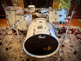 Pearl Decade Maple 6 Pc Shell Pack Drum Kit in White Satin Pearl