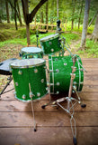 DW Collector's Series 3-piece Shell Pack - Deep Green Sparkle FinishPly
