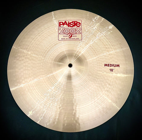 Paiste 18” 2002 Medium Crash Cymbal