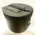 Humes & Berg Enduro Floor Tom Drum Case with Foam Interior Lining, Black 16x18”