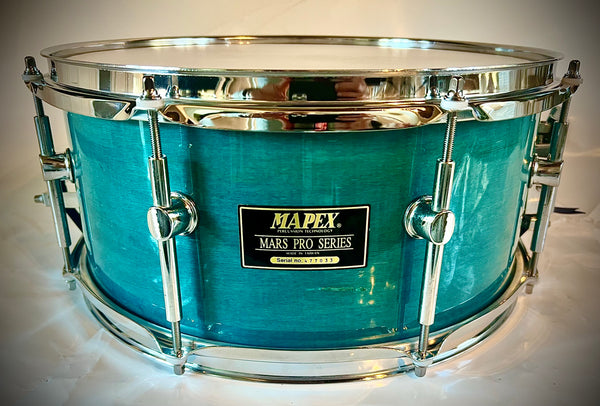 Mapex Mars Pro 14x6” Snare Drum in Ocean Blue Lacquer – DrumPickers